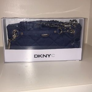 DKNY navy handbag